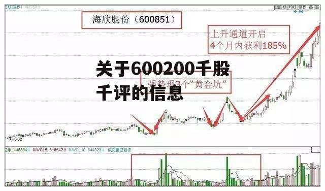 关于600200千股千评的信息