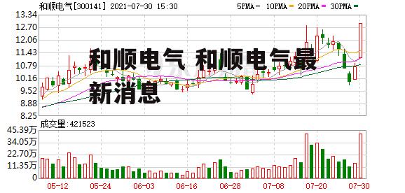 和顺电气 和顺电气最新消息