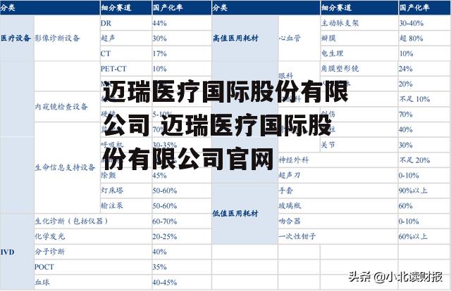 迈瑞医疗国际股份有限公司