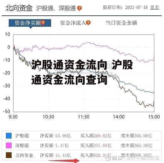 沪股通资金流向 沪股通资金流向查询