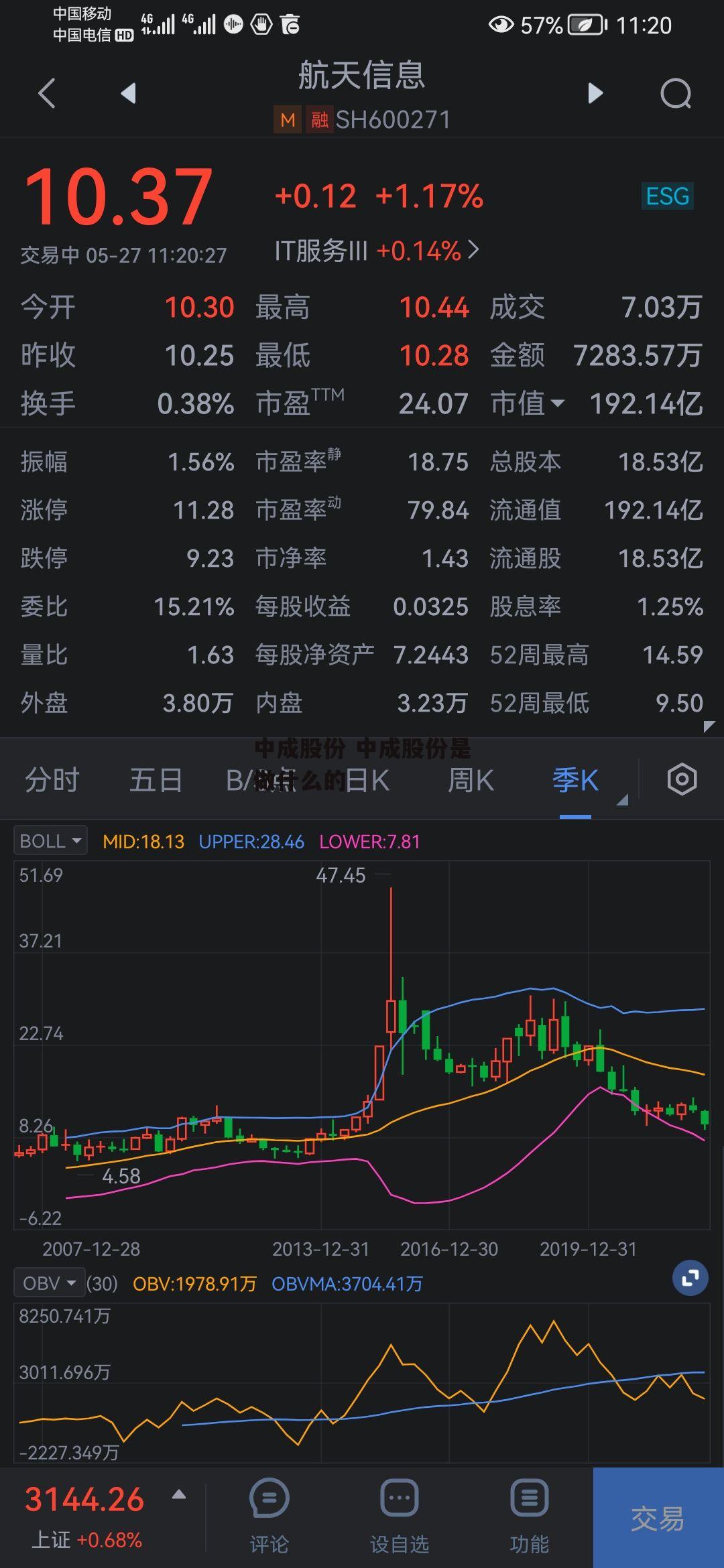 中成股份 中成股份是做什么的