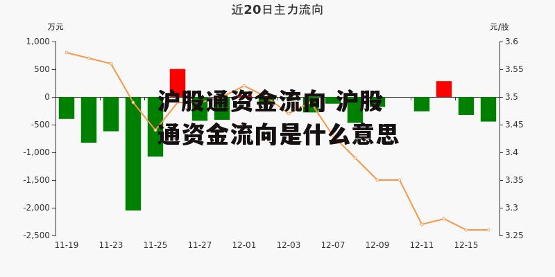 沪股通资金流向 沪股通资金流向是什么意思