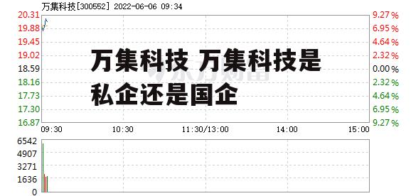 万集科技 万集科技是私企还是国企