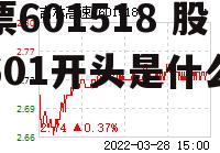 股票601518 股票601开头是什么股