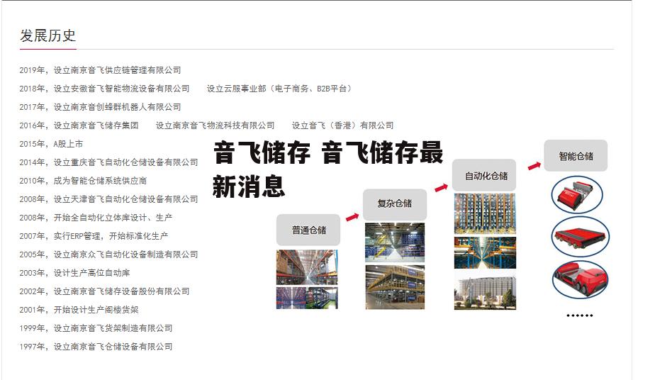 音飞储存 音飞储存最新消息