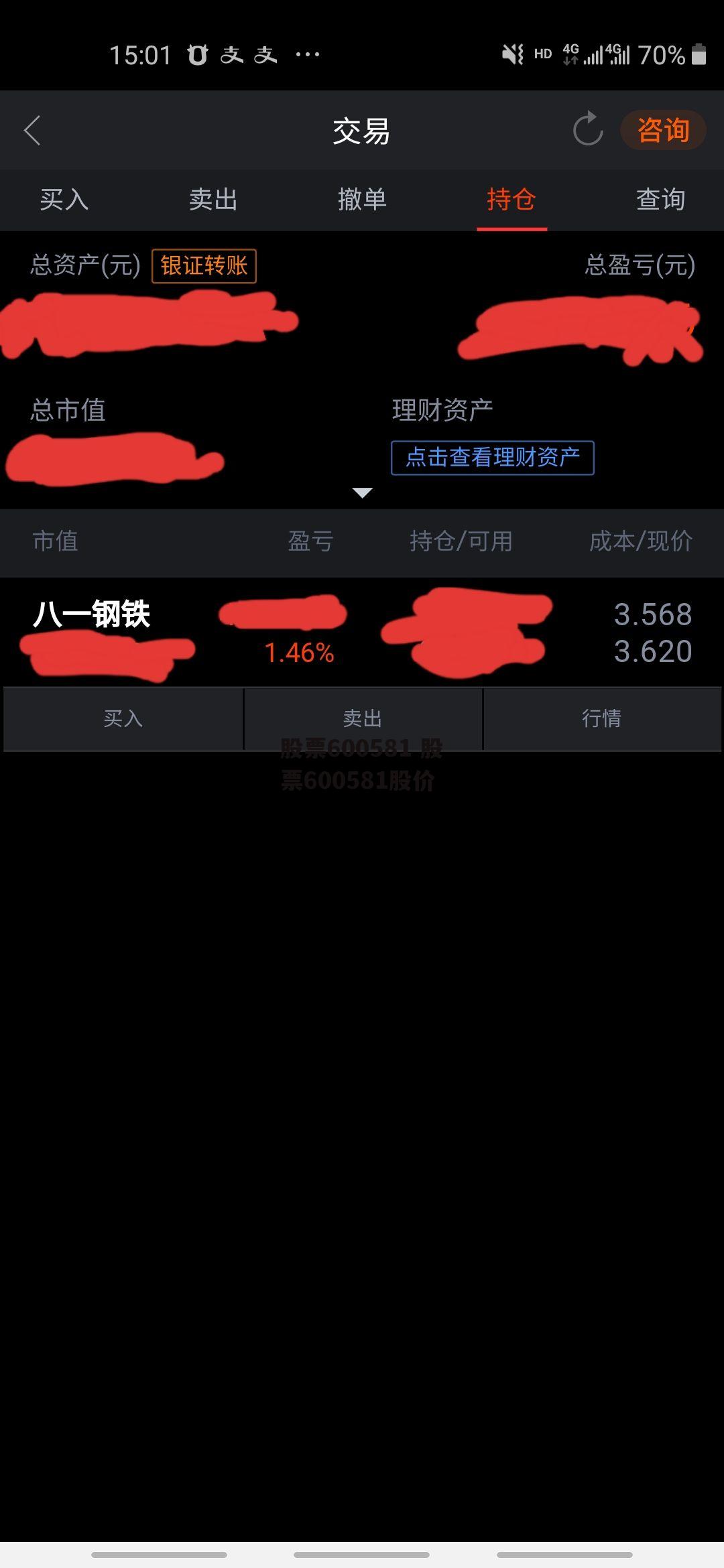 股票600581 股票600581股价