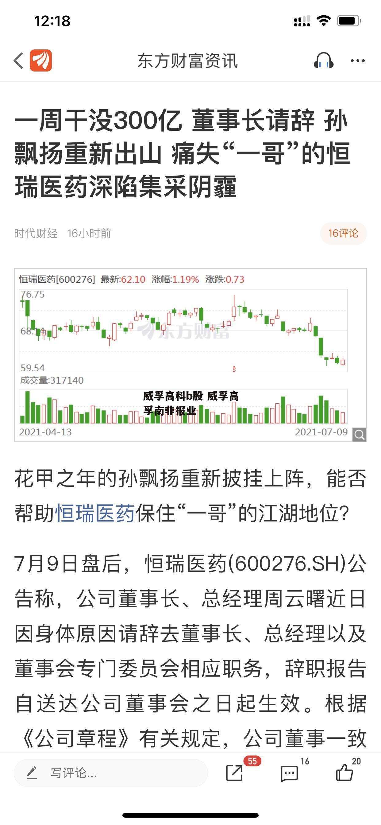 威孚高科b股 威孚高孚南非报业