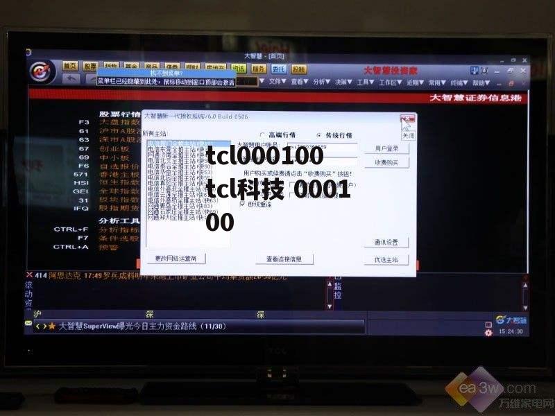 tcl000100 tcl科技 000100