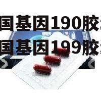 美国基因190胶囊 美国基因199胶囊