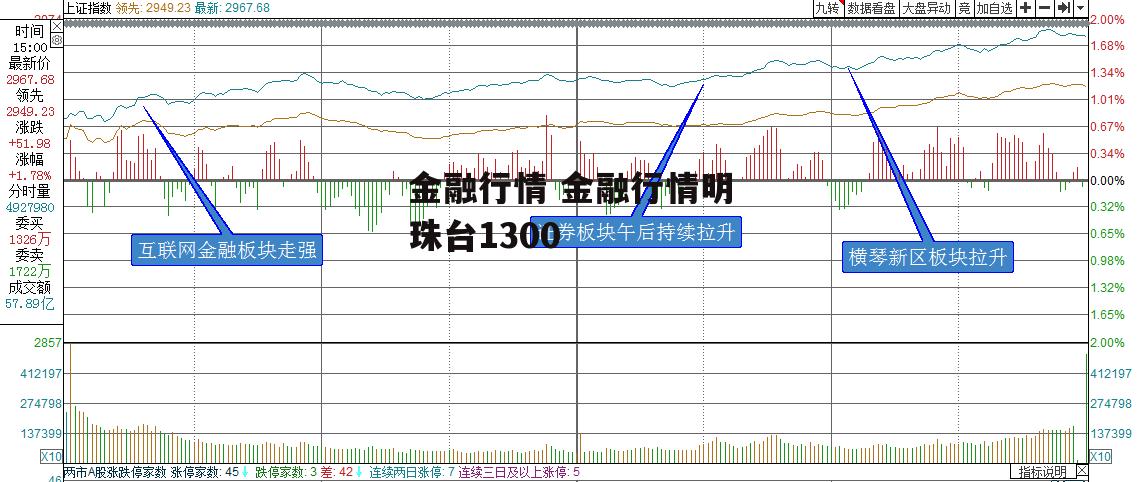 金融行情 金融行情明珠台1300