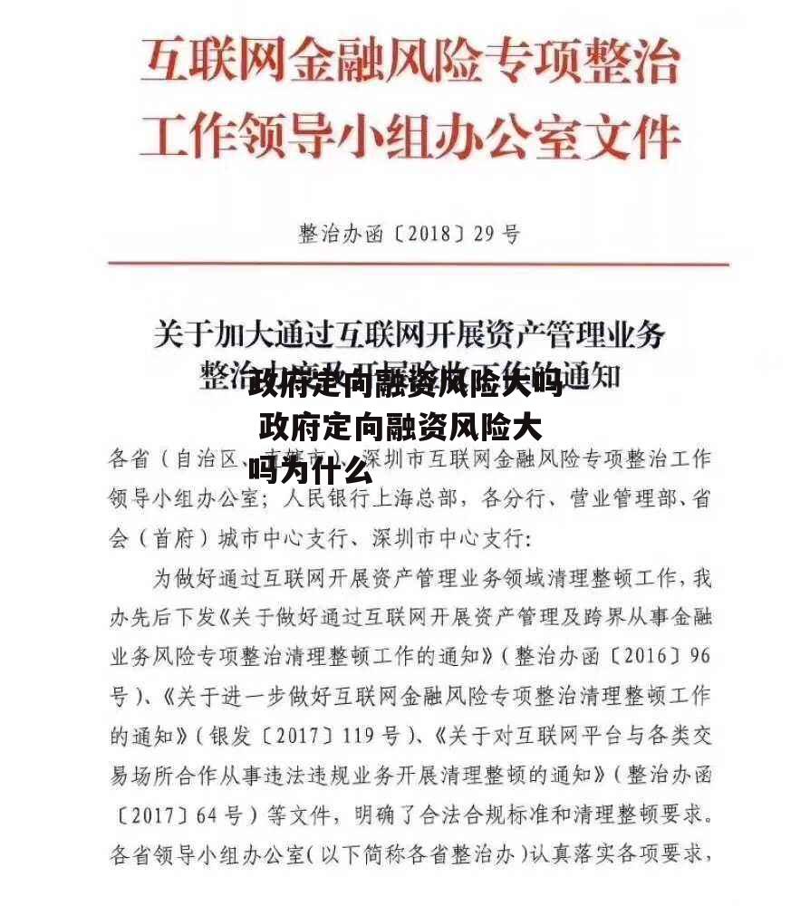 政府定向融资风险大吗 政府定向融资风险大吗为什么