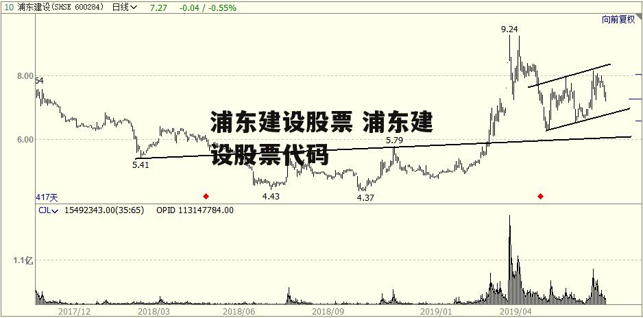 浦东建设股票 浦东建设股票代码