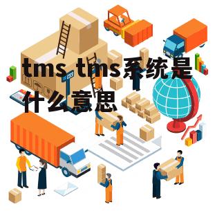 tms tms系统是什么意思