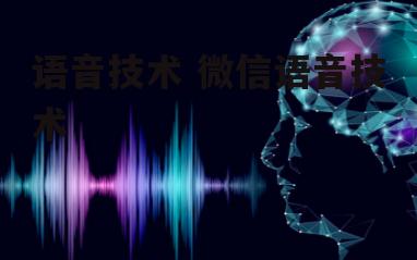 语音技术 微信语音技术