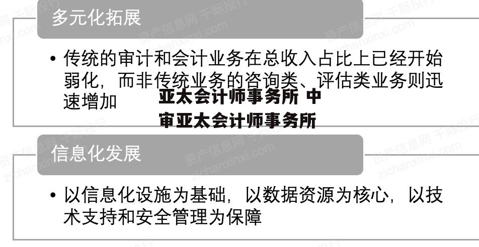 亚太会计师事务所 中审亚太会计师事务所