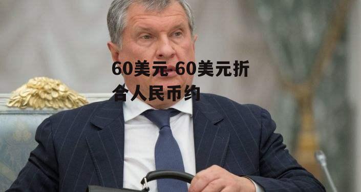 60美元 60美元折合人民币约