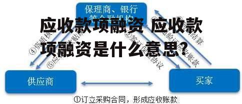 应收款项融资 应收款项融资是什么意思?