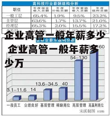 企业高管一般年薪多少 企业高管一般年薪多少万