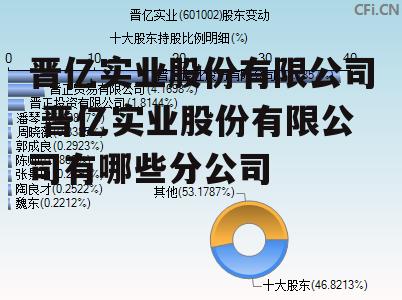 晋亿实业股份有限公司 晋亿实业股份有限公司有哪些分公司