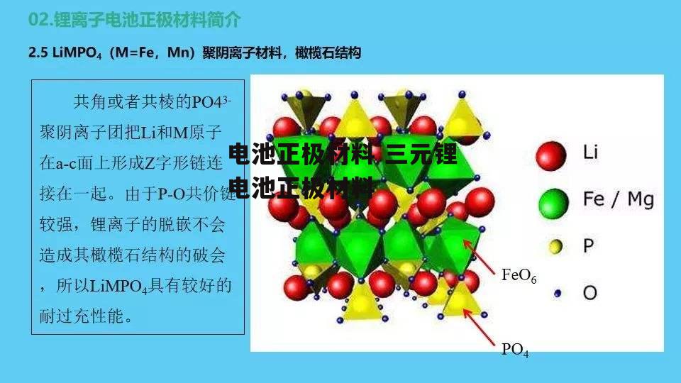 电池正极材料 三元锂电池正极材料