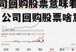 公司回购股票意味着什么 公司回购股票啥意思