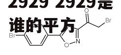 2929 2929是谁的平方