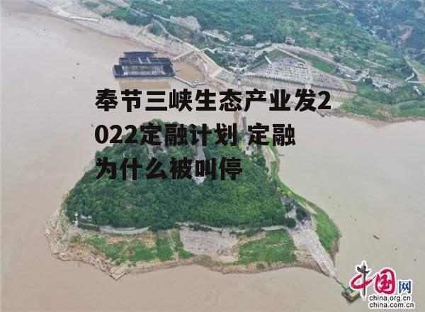 奉节三峡生态产业发2022定融计划 定融为什么被叫停