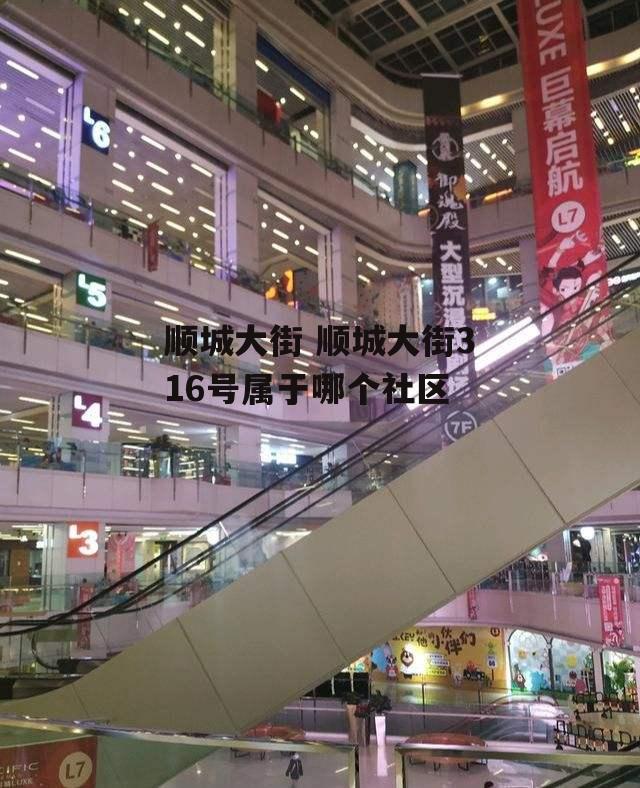 顺城大街 顺城大街316号属于哪个社区