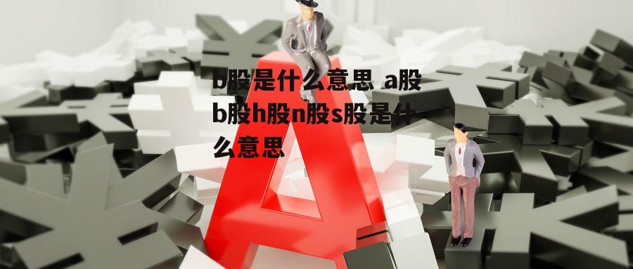 b股是什么意思 a股b股h股n股s股是什么意思