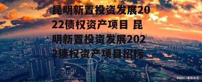 昆明新置投资发展2022债权资产项目 昆明新置投资发展2022债权资产项目招标