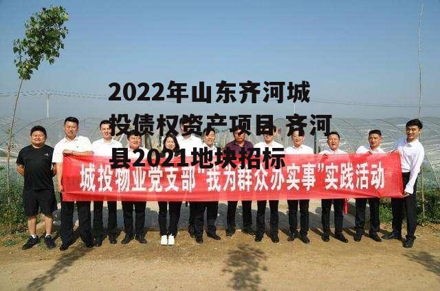 2022年山东齐河城投债权资产项目 齐河县2021地块招标