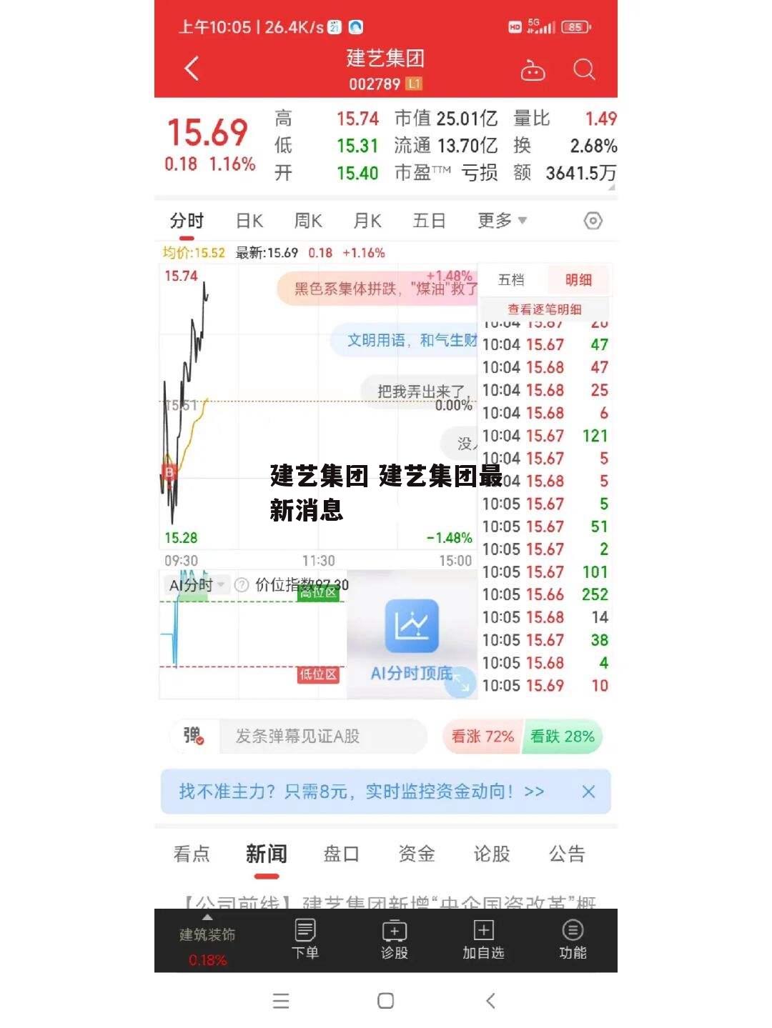 建艺集团 建艺集团最新消息