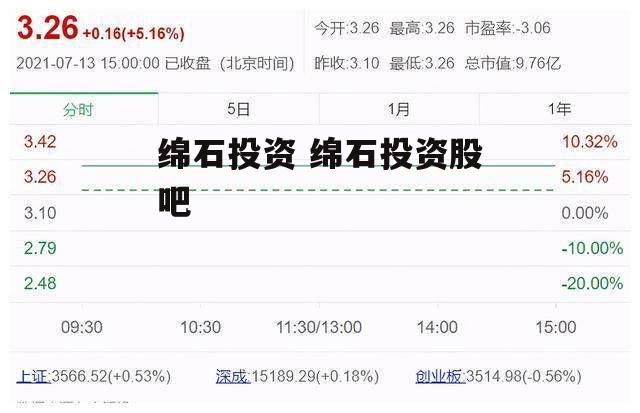 绵石投资 绵石投资股吧