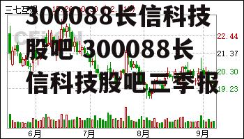 300088长信科技股吧 300088长信科技股吧三季报