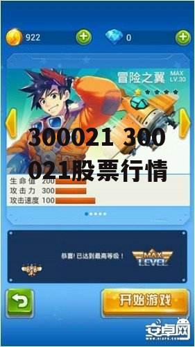 300021 300021股票行情