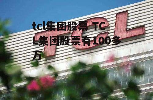 tcl集团股票 TCL集团股票有100多万