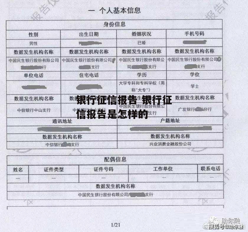 银行征信报告 银行征信报告是怎样的