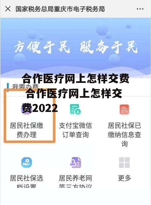 合作医疗网上怎样交费 合作医疗网上怎样交费2022