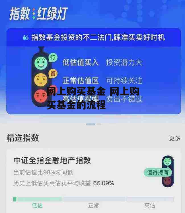 网上购买基金 网上购买基金的流程