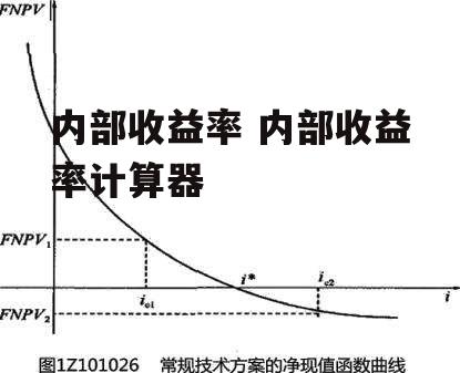 内部收益率 内部收益率计算器