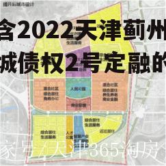 包含2022天津蓟州新城债权2号定融的词条