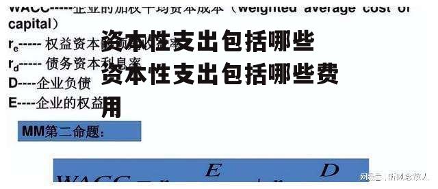 资本性支出包括哪些 资本性支出包括哪些费用