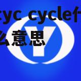 cyc cycle什么意思