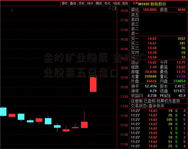 金岭矿业股票 金岭矿业股票五日盘口