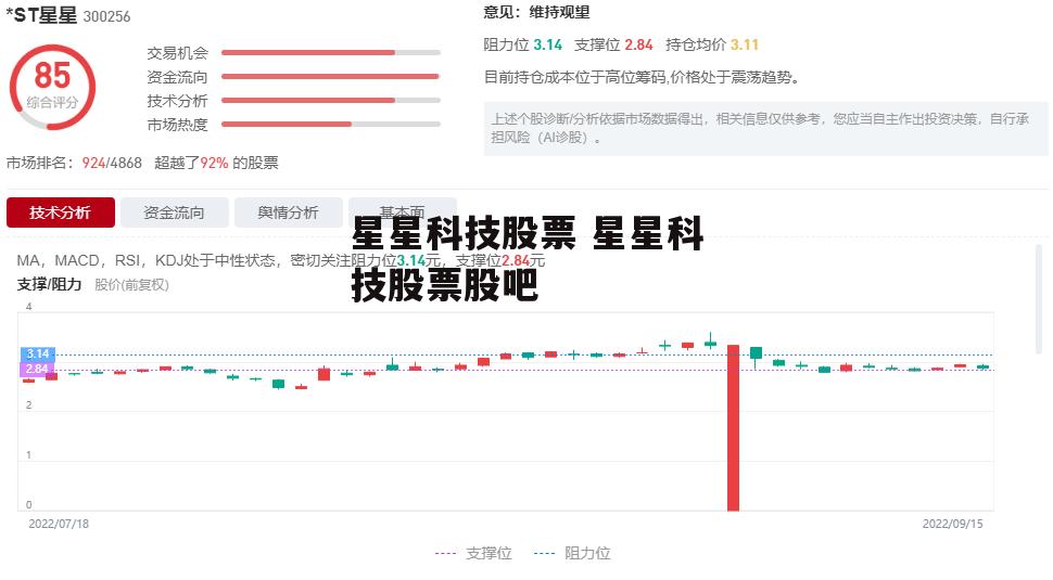 星星科技股票 星星科技股票股吧