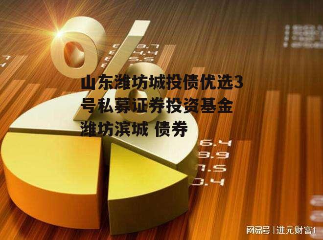 山东潍坊城投债优选3号私募证券投资基金 潍坊滨城 债券