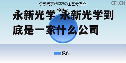 永新光学 永新光学到底是一家什么公司