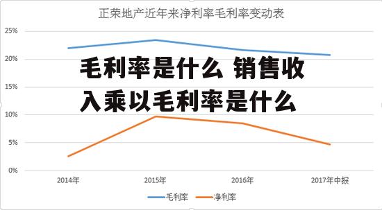 毛利率是什么 销售收入乘以毛利率是什么