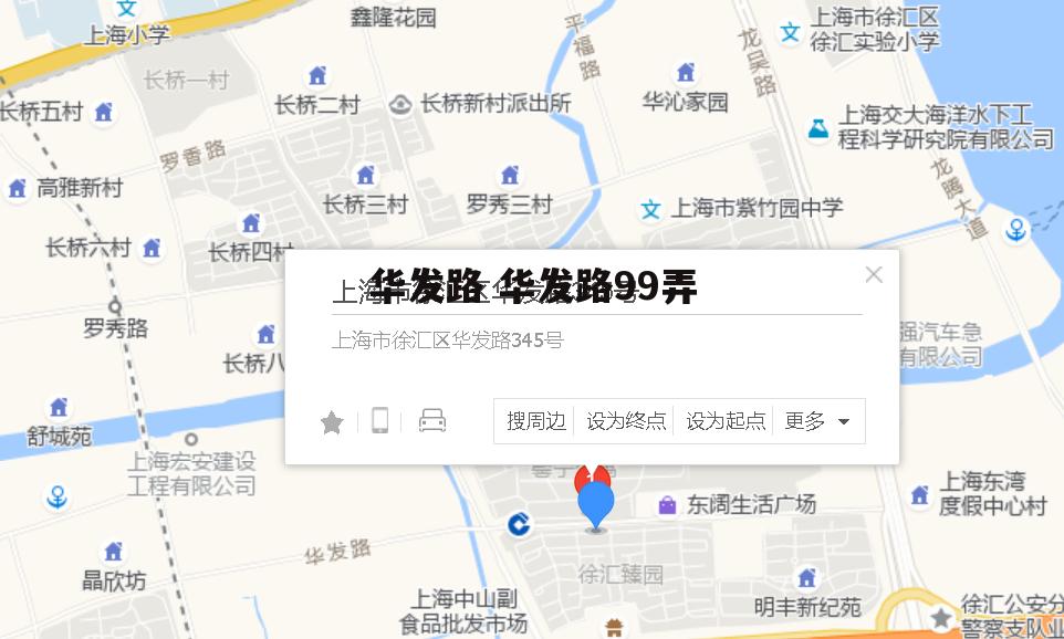 华发路 华发路99弄