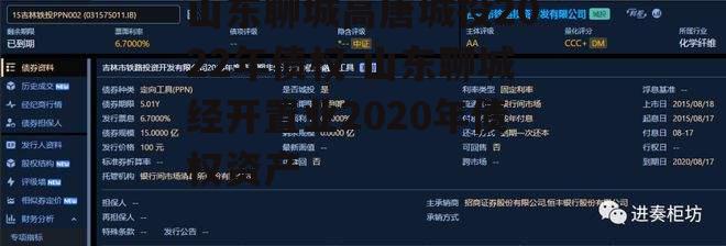 山东聊城高唐城投2022年债权 山东聊城经开置业2020年债权资产